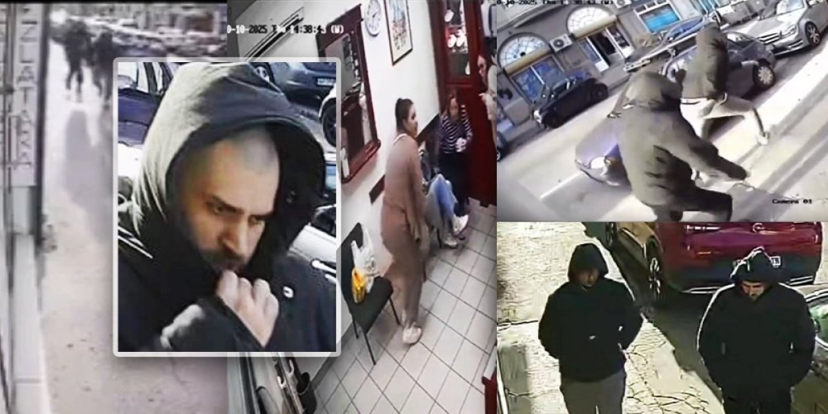 Drama u Zemunu: Razbojnici razbili staklo zlatare, vrisak se prolomio ulicom (VIDEO)