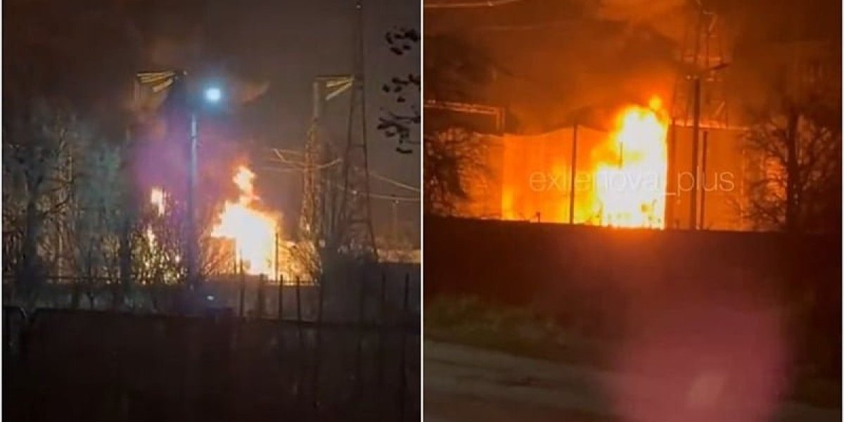 (VIDEO) Rešili su da ostave Rusiju bez goriva: Monstruozan napad na rafinerije, sve gori i nestaje u plamenu