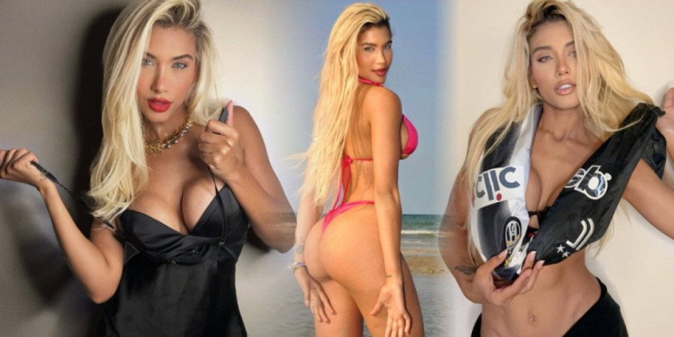 Cica ubica! Zavodljiva navijačica žari i pali kada svuče sve sa sebe, odlepila za Vlahovićem (FOTO)