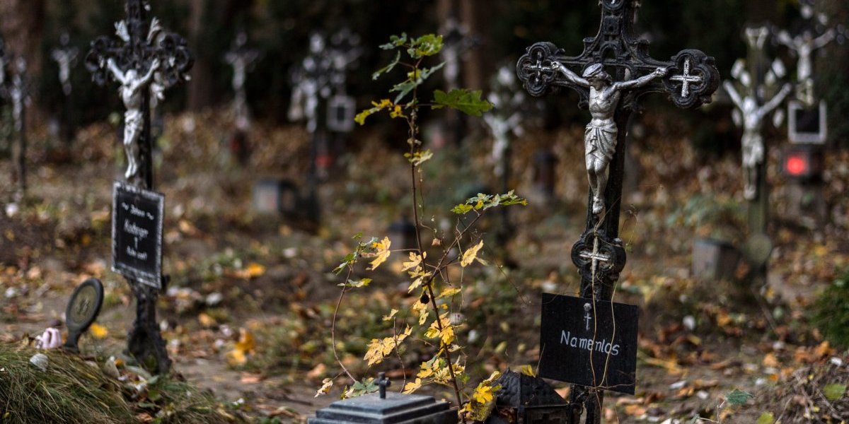 (FOTO/VIDEO)Jezivo groblje na obali Dunava krije tužnu priču: Nema spomenika, ni jedan krst nema ime...