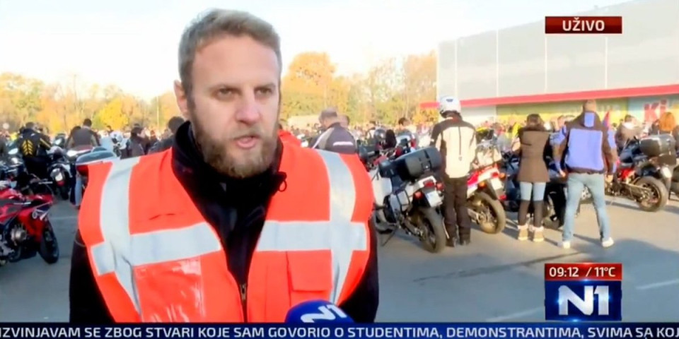 Cirkus na antisrpskoj N1: Bajker umesto saosećanja, pokazao elementarno neznanje (VIDEO)