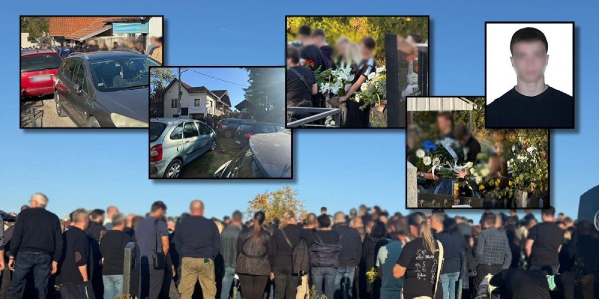 Jauci i plač parali nebo: Stotine ljudi ispratilo mladog Lazara na večni počinak (FOTO)