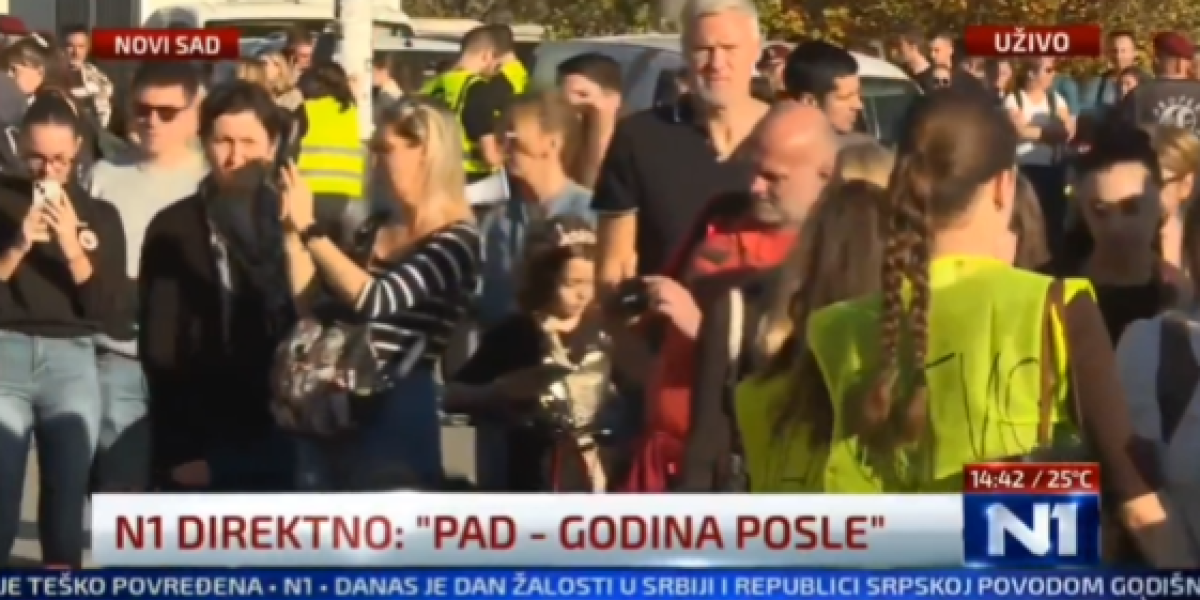 Šok na N1: Palo priznanje blokaderske profesorke o skupu koji je organizovan 1. novembra