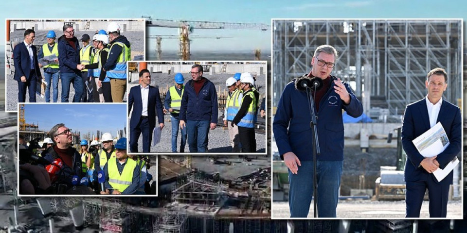 Zapisaće istorija šta je Vučić izgradio! Predsednik poslao moćnu poruku sa gradilišta Nacionalnog stadiona (VIDEO)