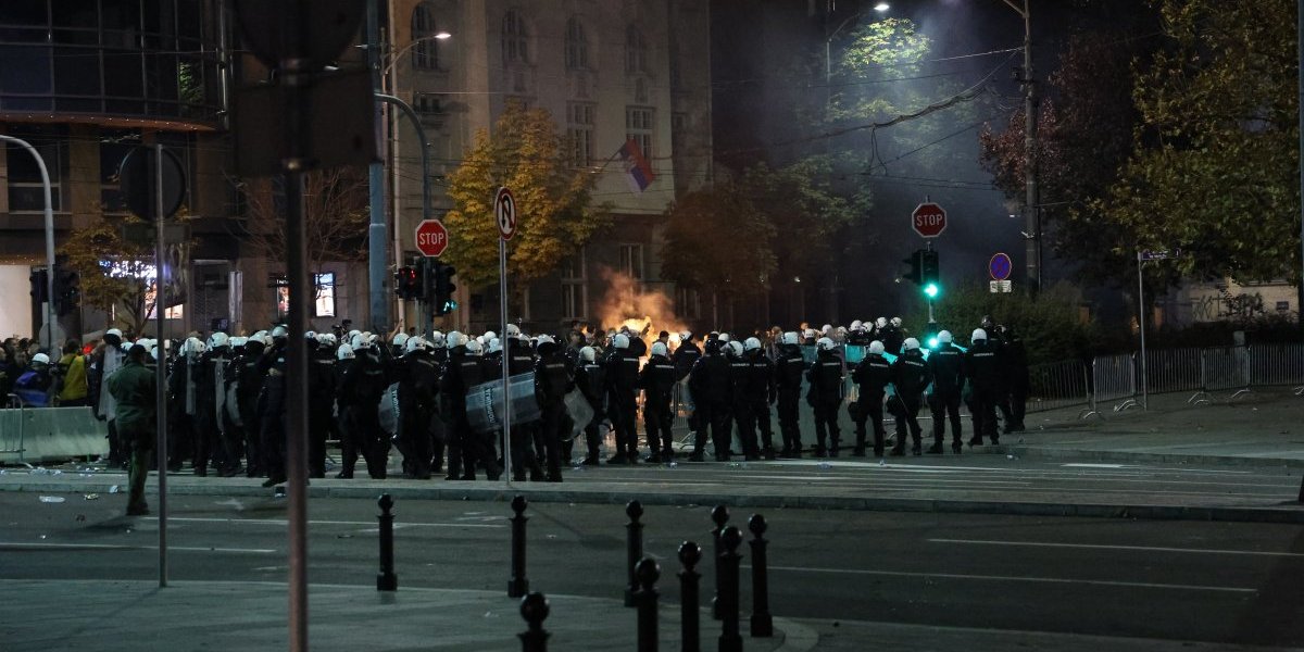 Skup ispred Skupštine