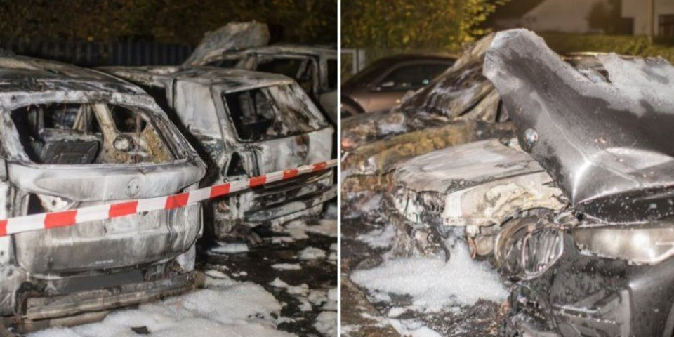 (FOTO/VIDEO) Šokantan napad na političara AfD-a: Antifa psihopate mu zapalile auto pa poslale jezivu poruku!