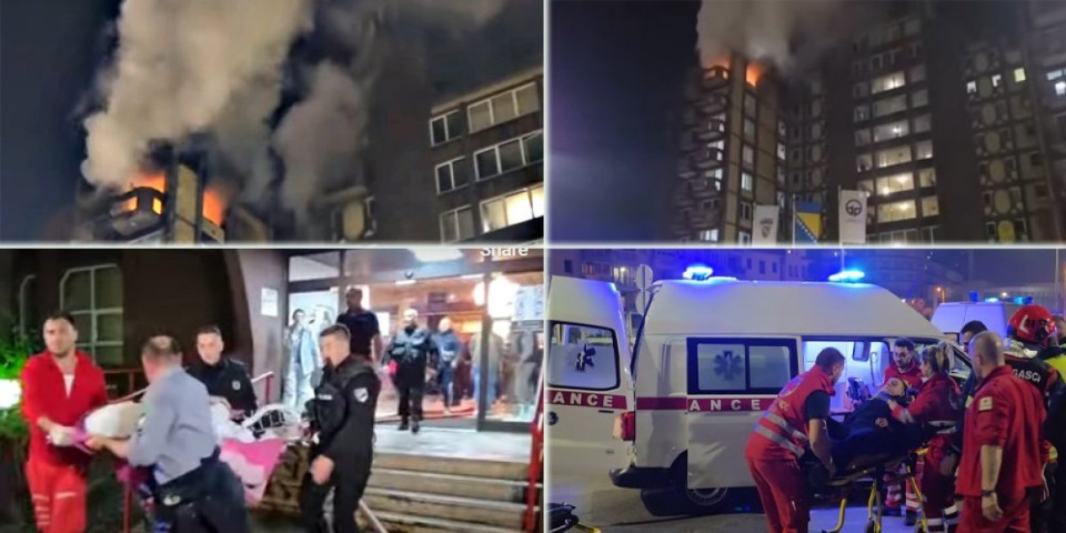 Povećava se broj žrtava u Domu penzionera: Ekipe Hitne pomoći neprestano izvlače povređene (FOTO/VIDEO)