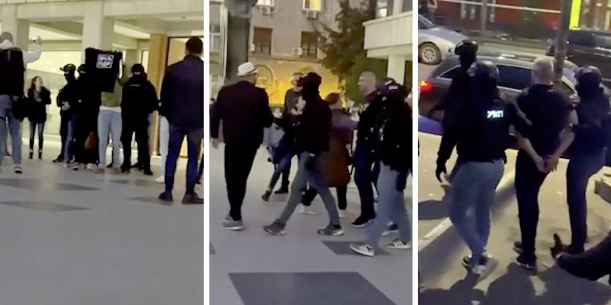 Manji od makovog zrna! Ovako je Miša Bačulov doveden u policiju - pognute glave izašao iz kola, okružili ga pripadnici UKP (VIDEO)