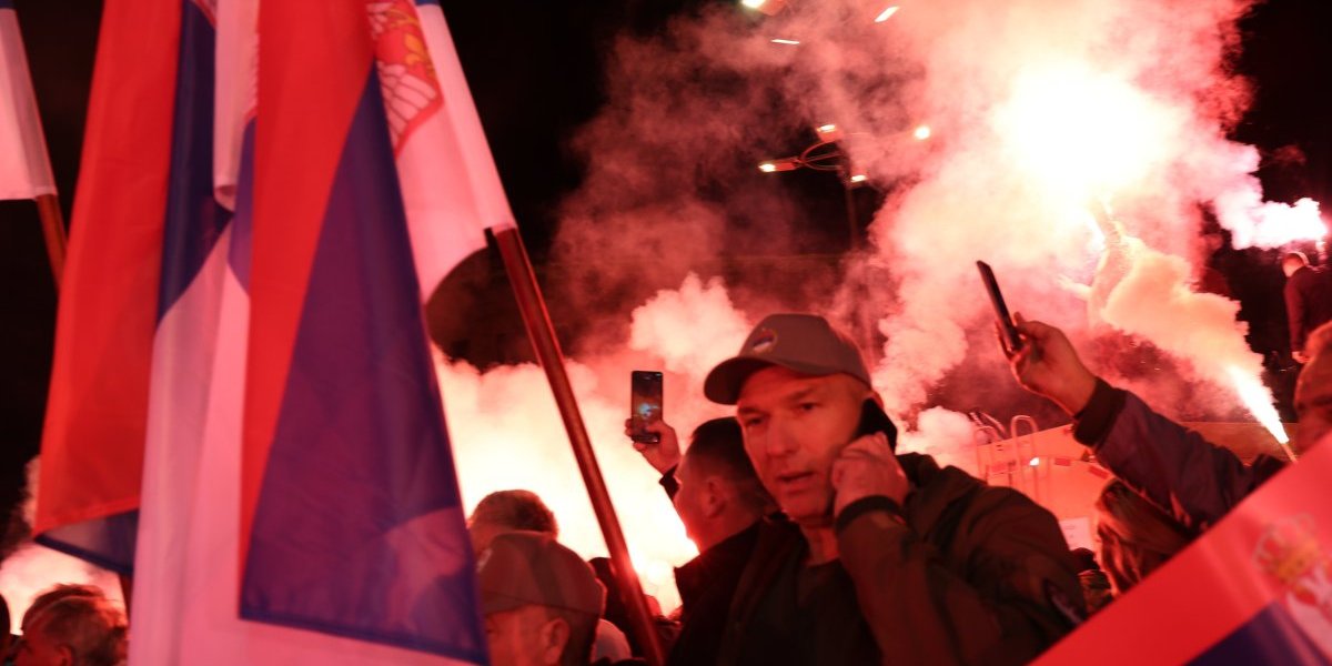 Skup ispred Narodne skupštine