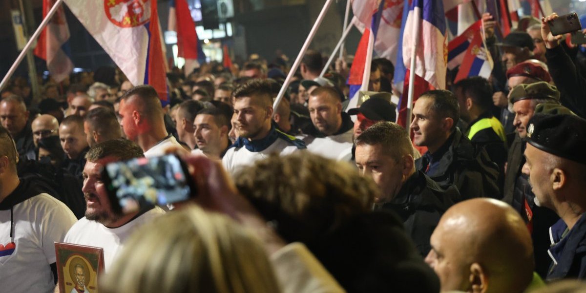 Skup ispred Narodne skupštine