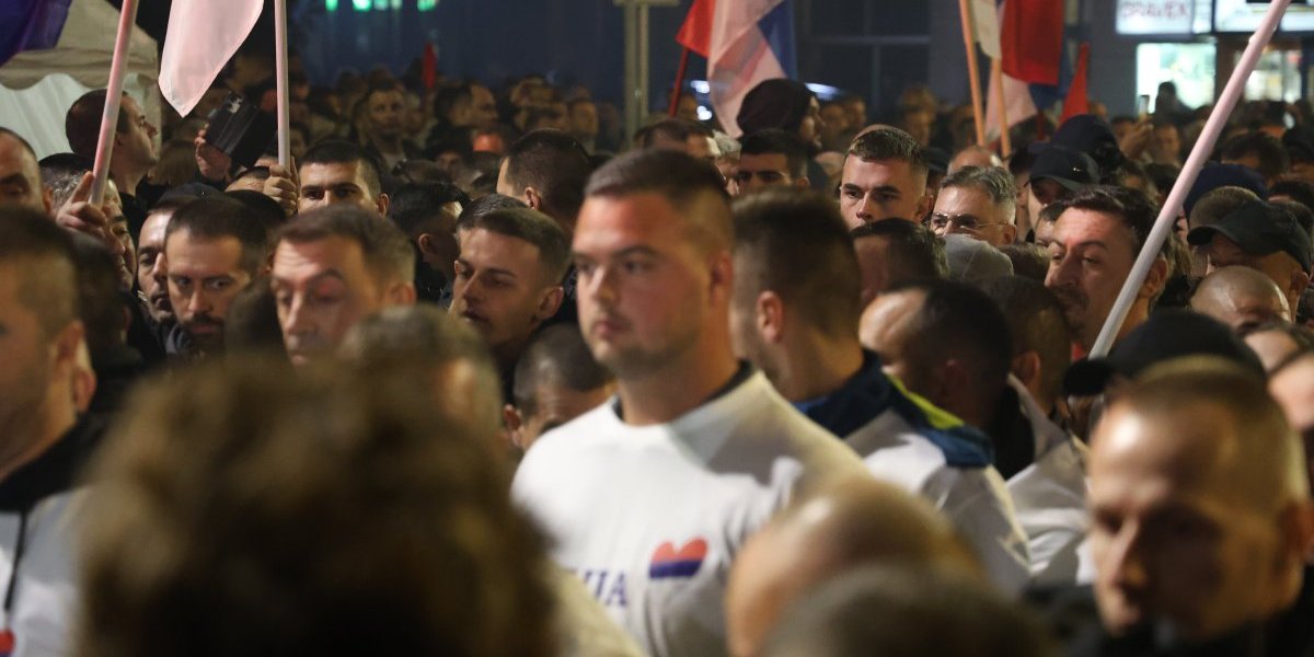 Skup ispred Narodne skupštine