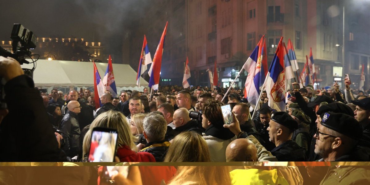 Skup ispred Narodne skupštine