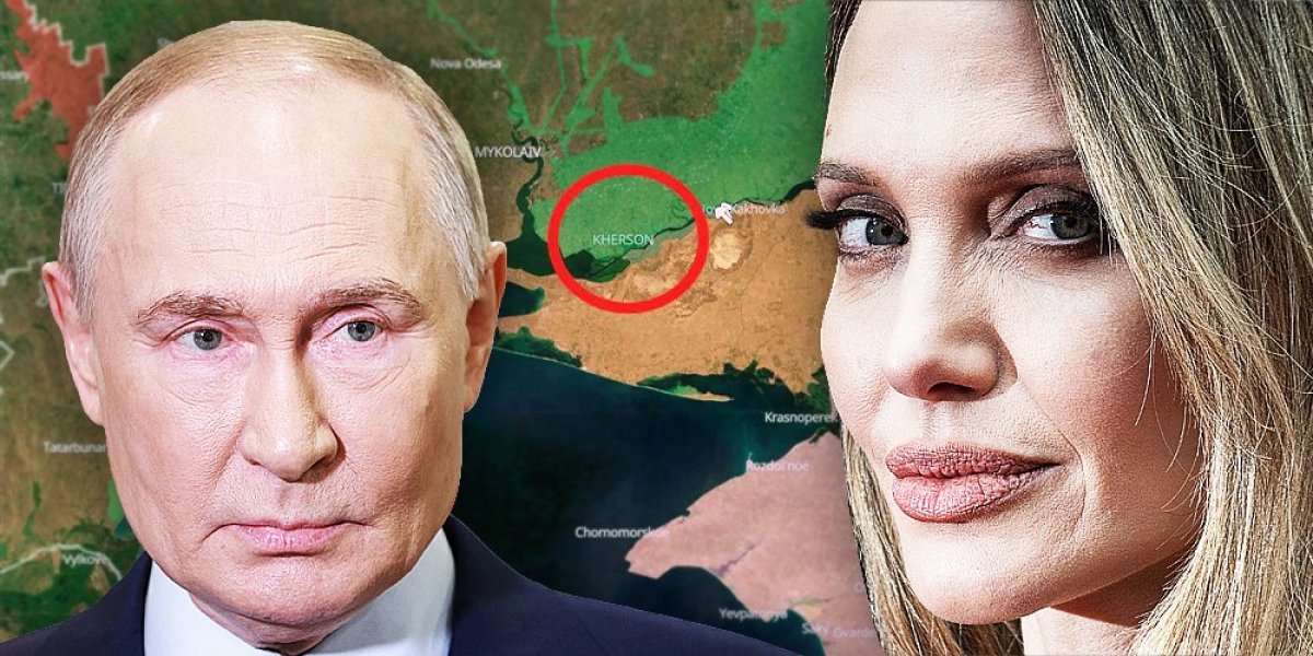 (VIDEO) Šta to Anđelina Džoli radi u Hersonu? Peške ušla u Ukrajinu, ljudi u čudu - misteriozna poseta iznenadila sve