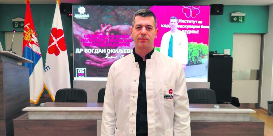 Kardiohirurg sa "Dedinja" je najbolji u Evropi: Dr Bogdan Okiljević (35) postigao najbolje rezultate na prestižnom testu (FOTO)