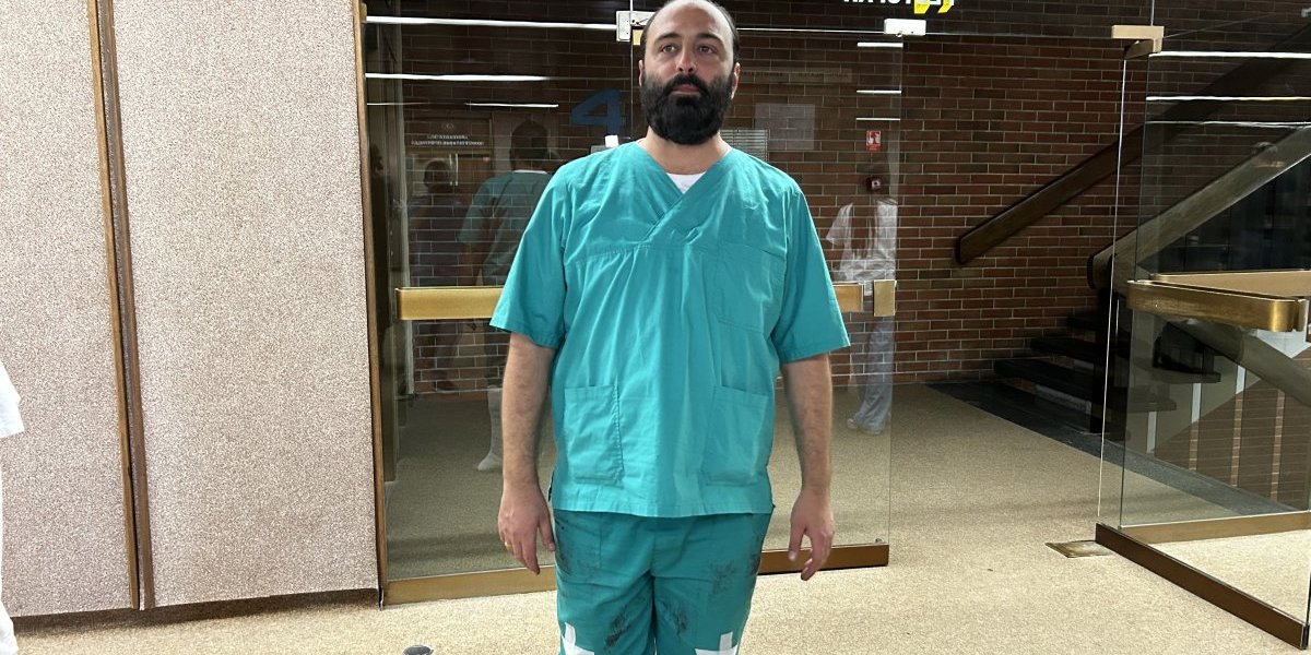 Na snimanju filma "Linija"