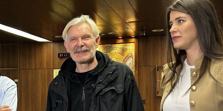 Na snimanju filma "Linija"