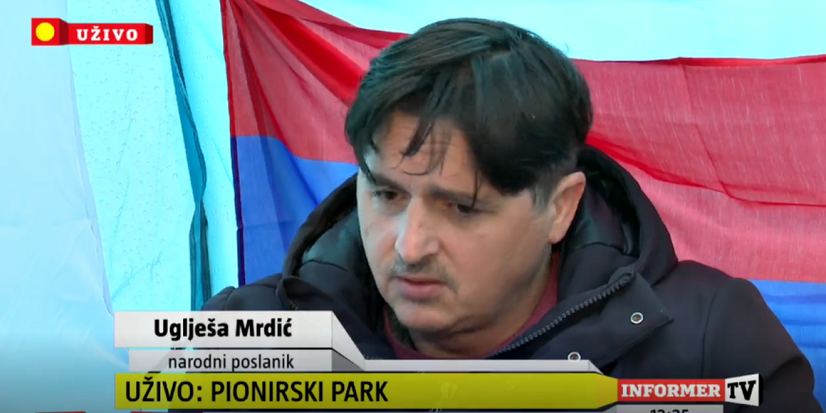 Oglasio se Uglješa Mrdić koji je ušao u deveti dan štrajka glađu: Otkrio da li odustaje (FOTO/VIDEO)