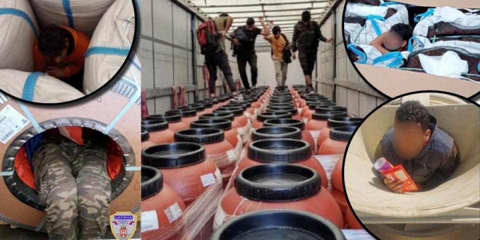 Šest migranata zatrpano u pšenici: Carinici se šokirali kad su otvorili tovarni deo kamiona (FOTO/VIDEO)