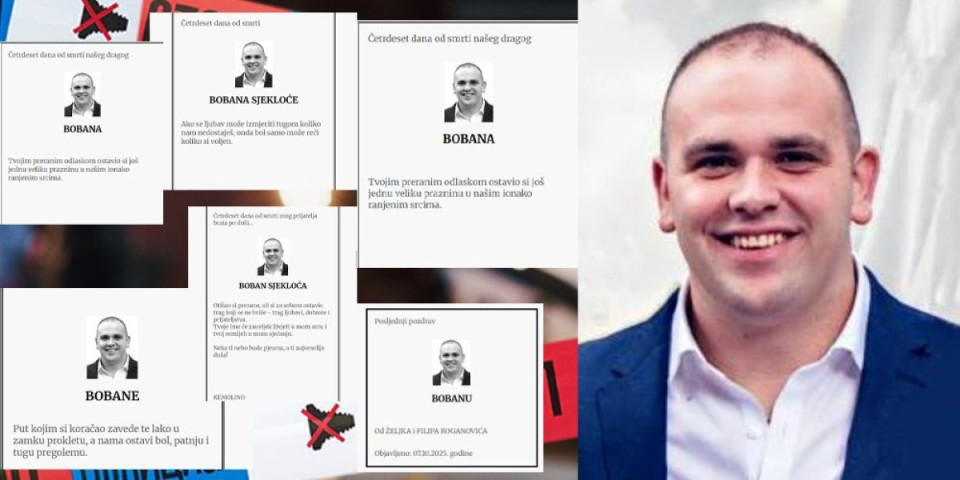 Šalju se poruke "kavčanima"? Čitulje za "škaljarca" Sjekloću preplavile crnogorske novine