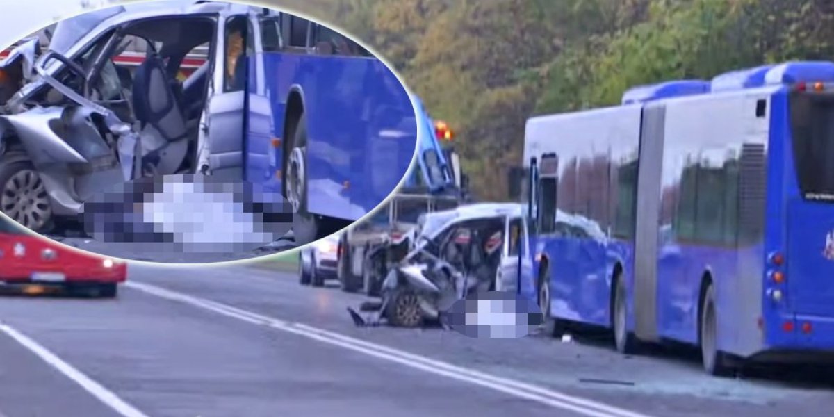 Prve slike horora kod Umke: Vozač poginuo, povređeno osmoro