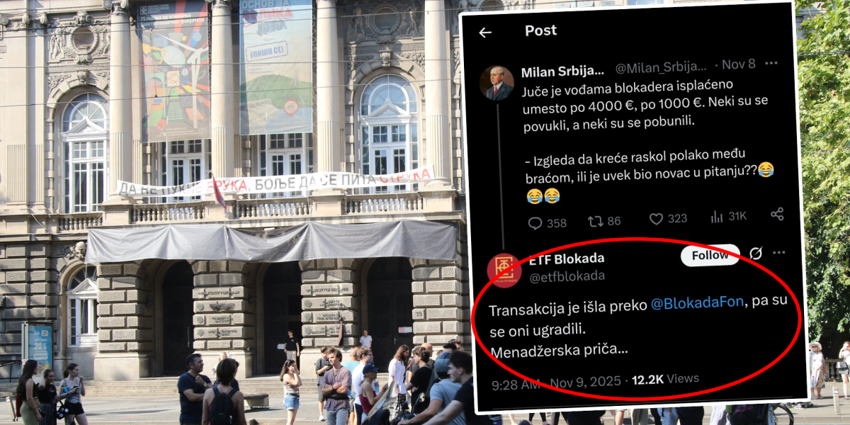 1.000 umesto 4.000! Izvisile vođe blokadera: Obelodanjene šok brojke