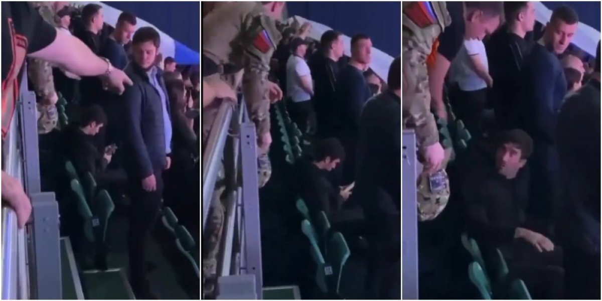 Migrant nije ustao na rusku himnu, pogledajte šta mu je uradio pobesneli Rus! (VIDEO)