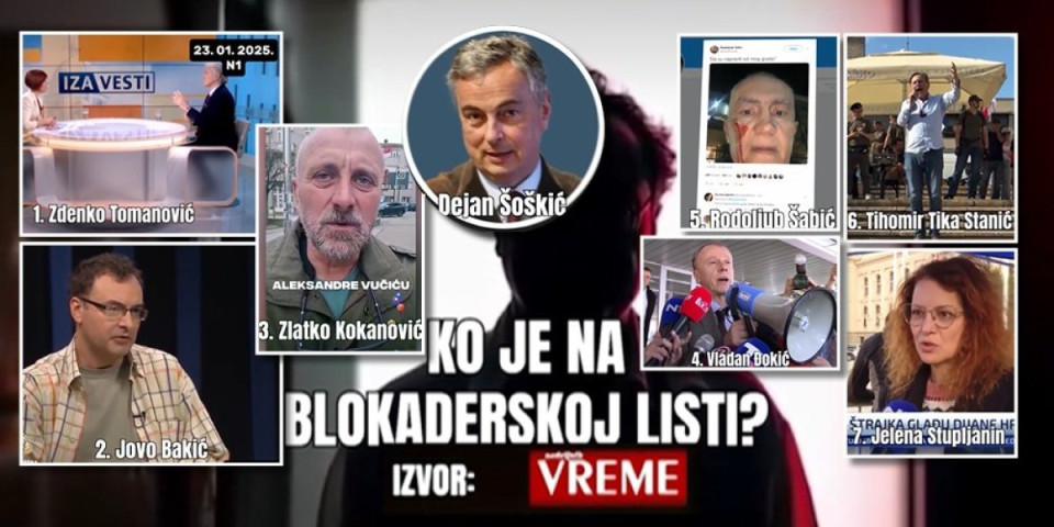 Totalna eskalacija: Rat blokadera i tajkunskih medija ušao u novu fazu - blokaderska lista je okidač