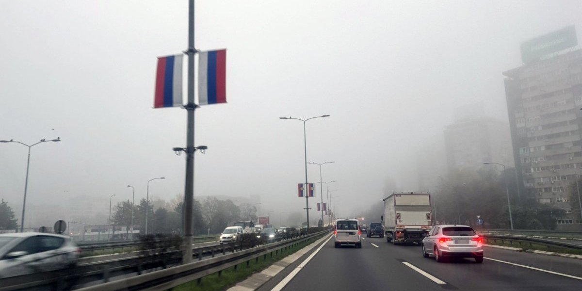 Magla na Novom Beogradu