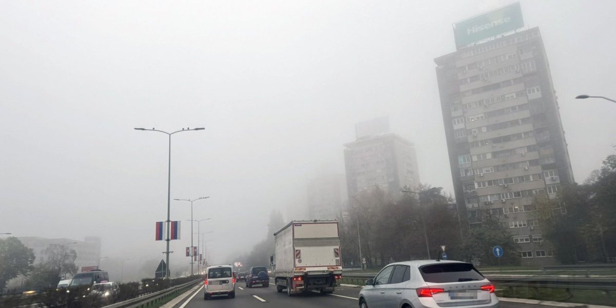 Novi Beograd magla
