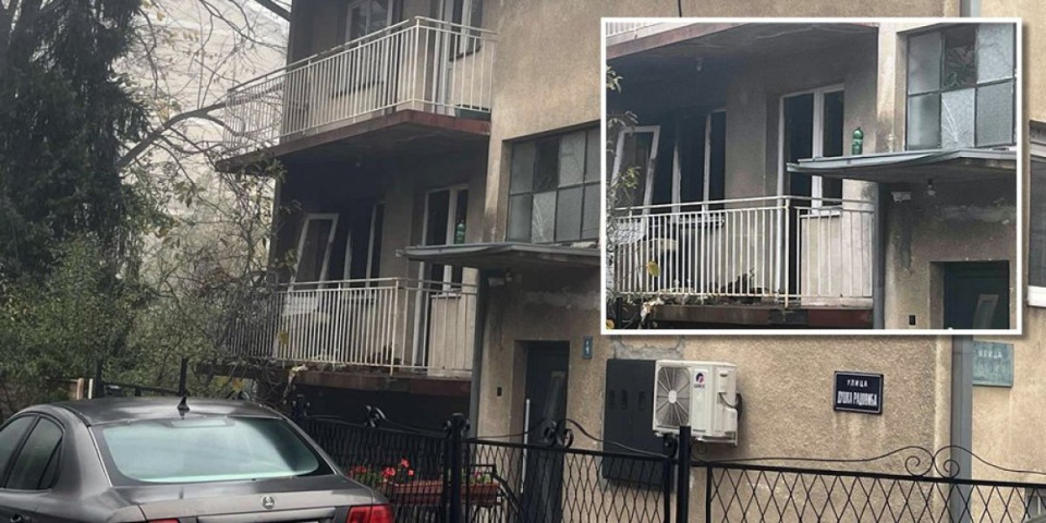 Od stana ostala garež: Jezive scene nakon požara u Mirijevu - muškarac teško povređen (FOTO)