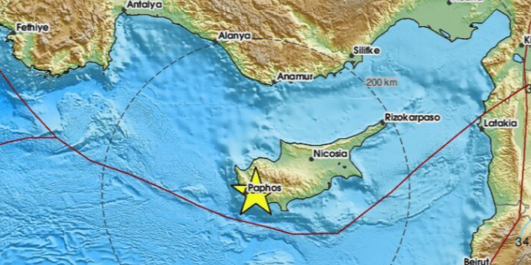 Jak zemljotres pogodio Kipar: Saksije padale sa terasa, zgrade se tresle