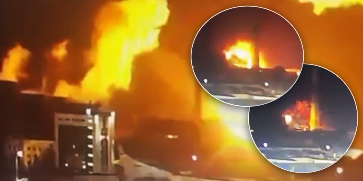 Žestok napad na Rusiju: Snažne eksplozije, po nebu se raspršila čudna svetlost (VIDEO)