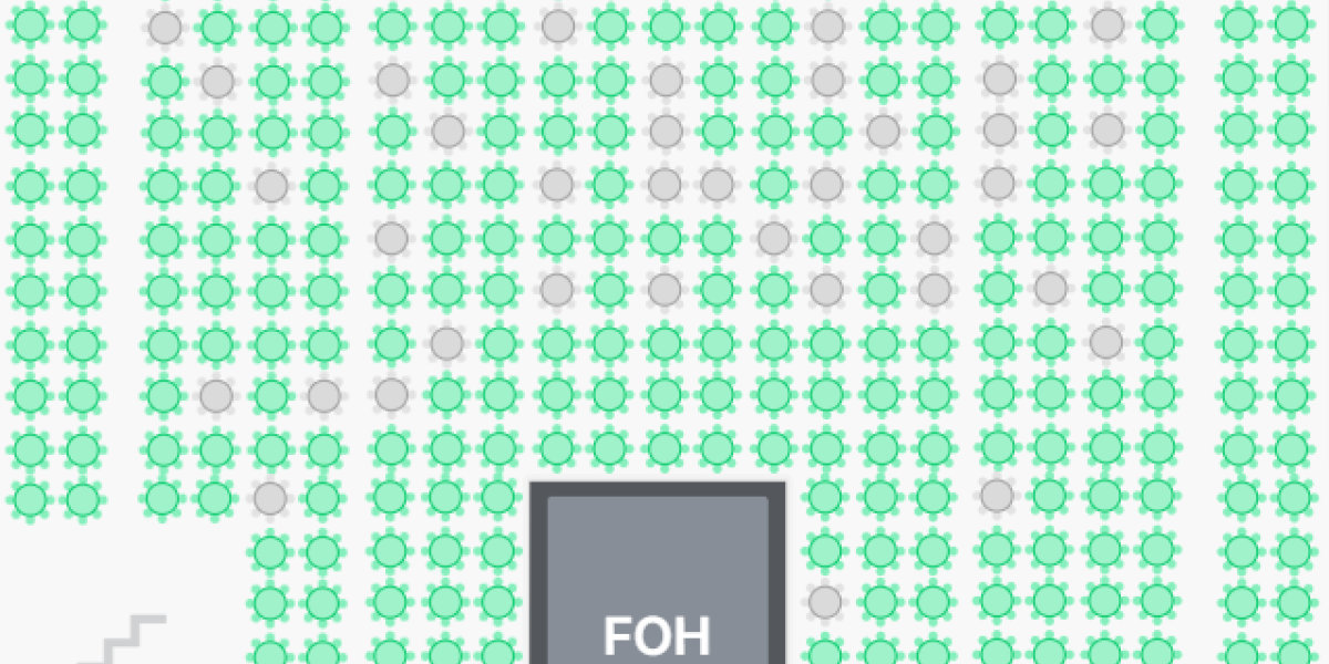 Dostupni stolovi za novogodišnji koncert Aleksandre Prijović obojeni su zelenom bojom