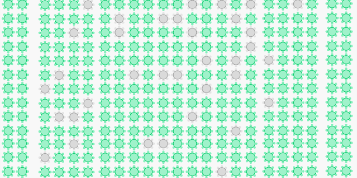 Dostupni stolovi za novogodišnji koncert Aleksandre Prijović obojeni su zelenom bojom