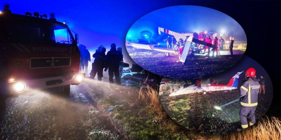 Prve slike srušenog aviona kod Subotice: Vatrogasci ih izvlačili iz olupine (FOTO)