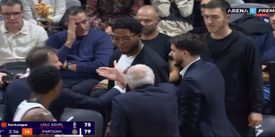 Tajrik napravio ispad u Lionu: Naljutio Obradovića, nije hteo da mu pruži ruku (VIDEO)