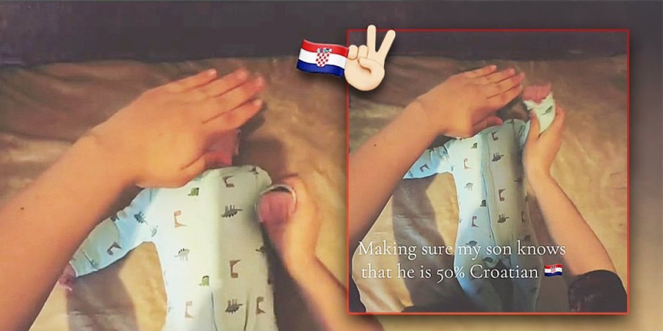 Zadojeni ustašlukom! Od kolevke uče decu da budu "za dom spremni" (VIDEO)