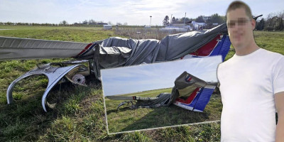 Zoltan S. (30), koji je poginuo je u avionskoj nesreći, na svoj rođendan, do koje je došlo 14. novembra kada je pao sportski aviona Pajper kod Subotice, sahranjen je juče.