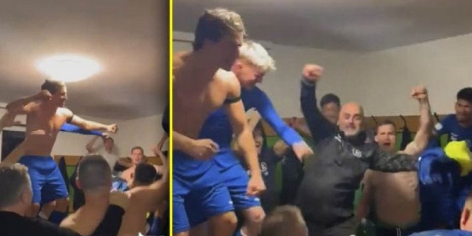 (VIDEO) Au, kakav hit! Usred Austrije gruva "Rado te se setim ljubavi stara", fudbaleri luduju u svlačionici