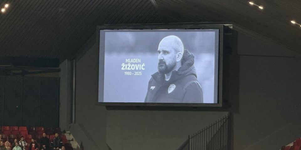 Tuga u Leskovcu: Minut ćutanja za Mladena Žižovića uoči meča Srbija - Letonija (FOTO)