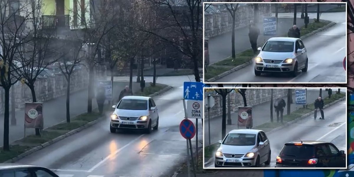 Snimak pucnjave u Kalesiji ledi krv u žilama: Policajac uzvratio paljbu, "golf" se dao u beg, pa iz njega izbačen mrtvi pljačkaš (UZNEMIRUJUĆI VIDEO)