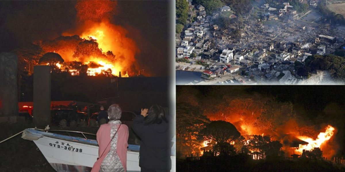 Planina gori: Vatrena stihija progutala grad u Japanu (FOTO/VIDEO)