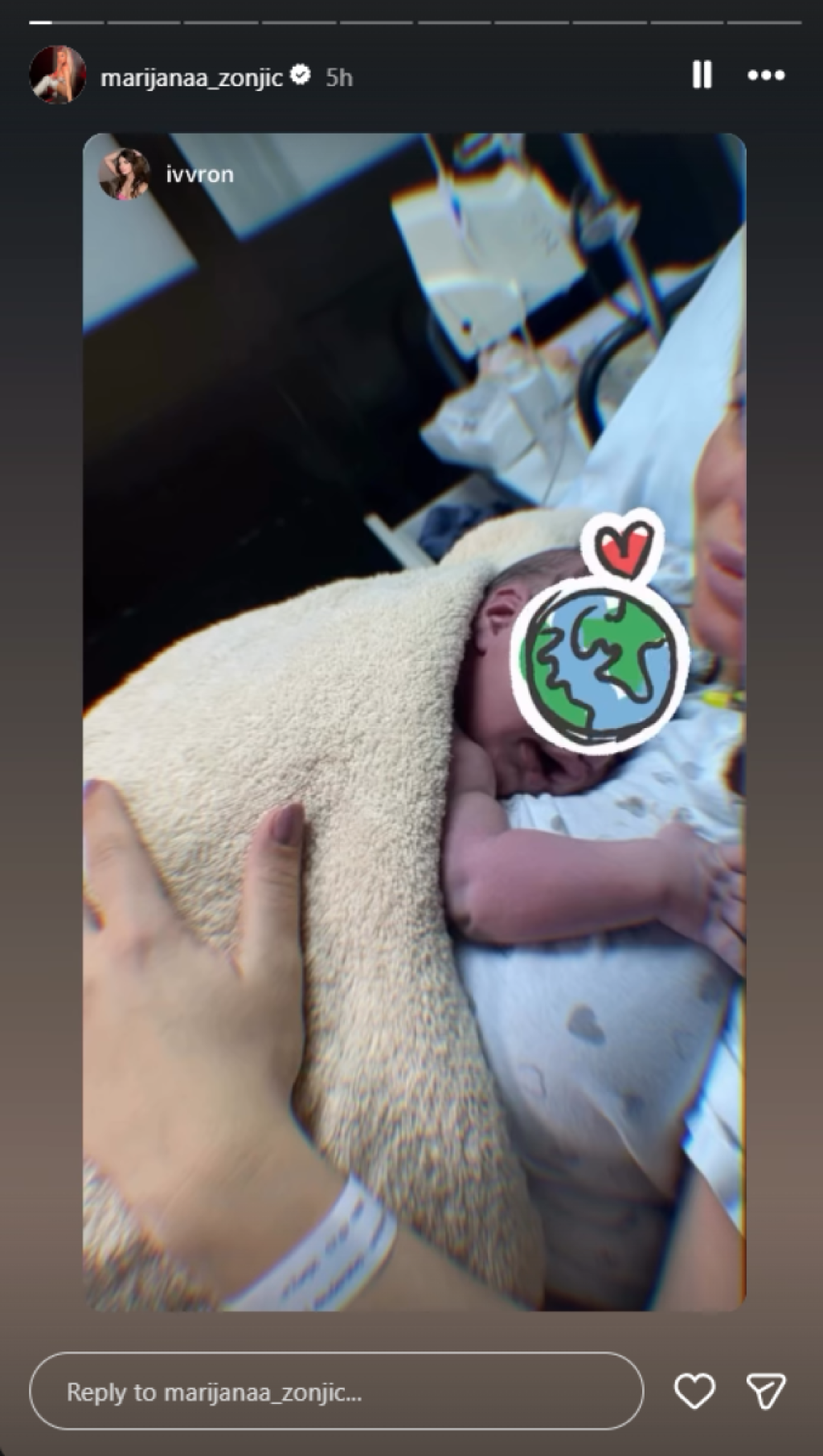 Porodila se Marijana Zonjić: Objavila sliku iz porodilišta, ćerki dala moćno ime