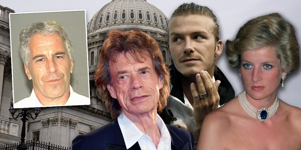 Globalni zemljotres! Bekam, princeza Dajana, Mik Džeger... Gomila poznatih ličnosti na Epstinovim dokumentima, otkrivene šokantne stvari