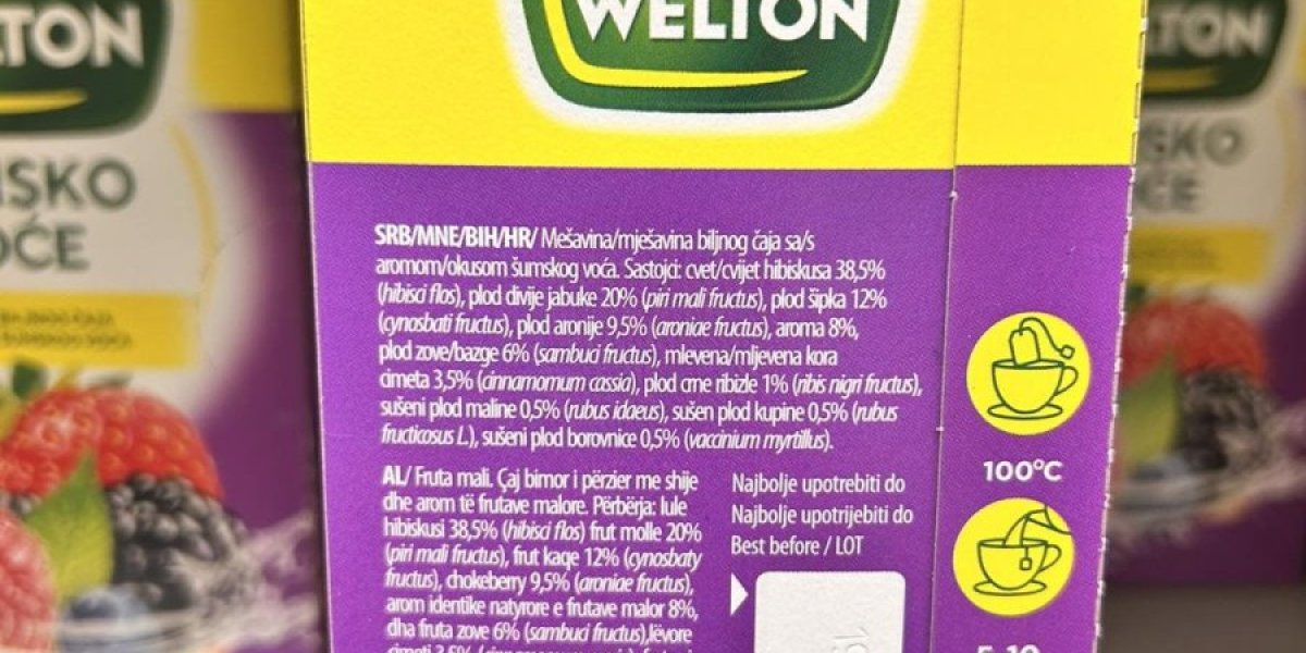 Sastav čaja od šumskog voća