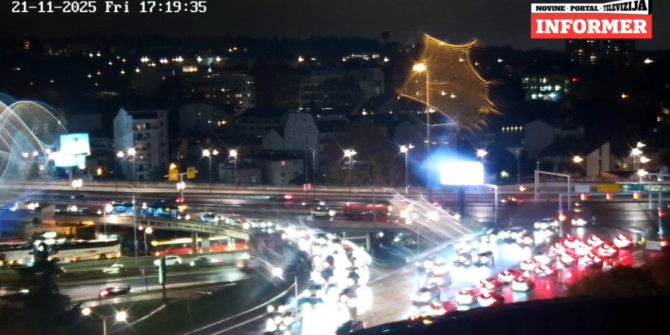Em petak, em slava: Beograd blokiran, sve stoji