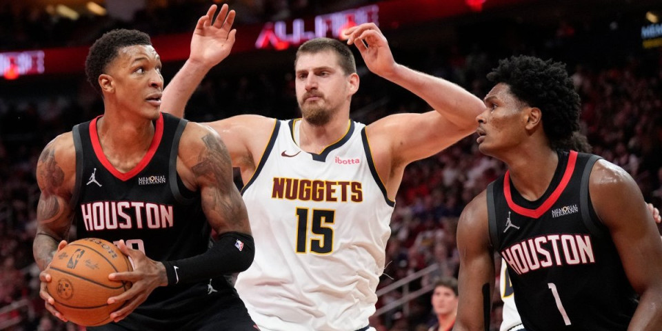 Jokića asistencija delila od 174. tripl-dabla: Denver pregazio Hjuston, Srbin demonstrirao silu (FOTO)