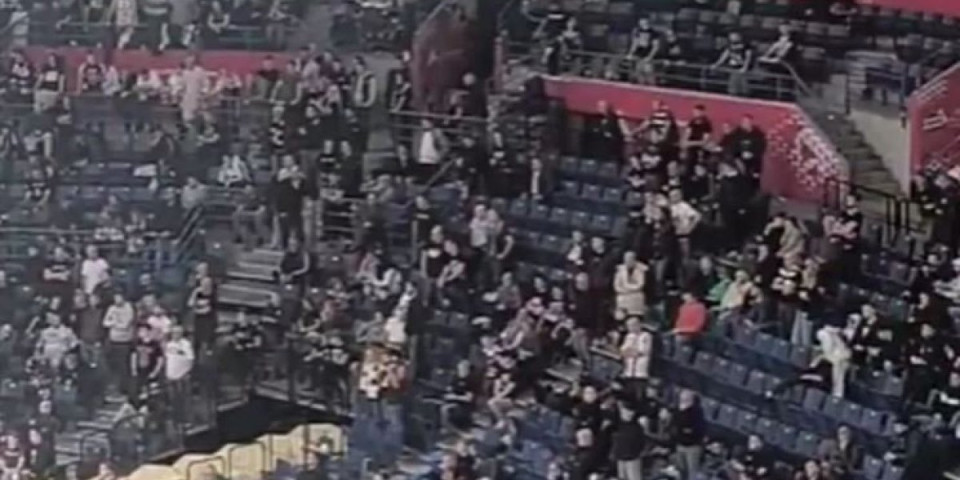 Poluprazna Arena, ovako nešto se ne pamti: Navijači Partizana masovno napuštaju halu, isplivao snimak (VIDEO)