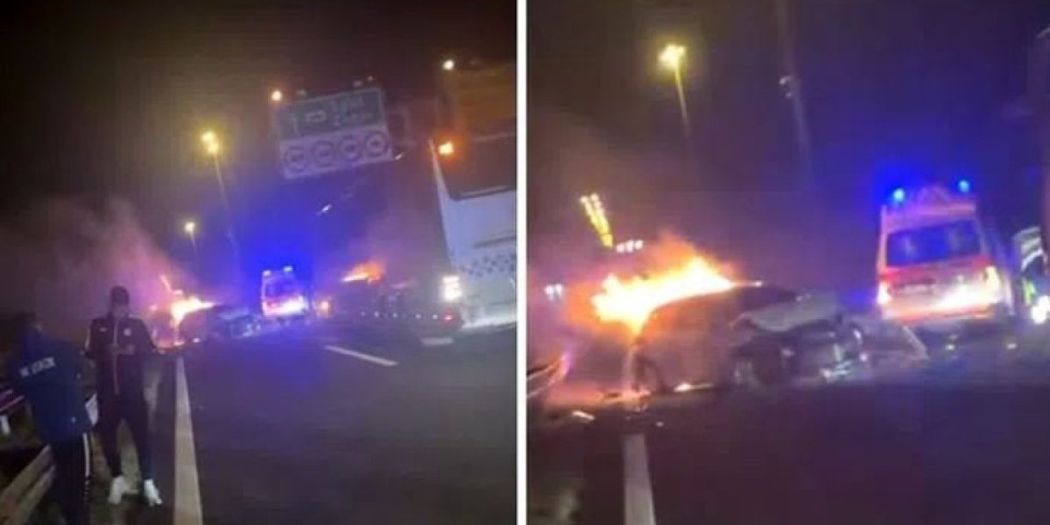 (VIDEO) Bravo, herojski čin! Fudbaleri rizikovali život i spasili čoveka iz automobila u plamenu