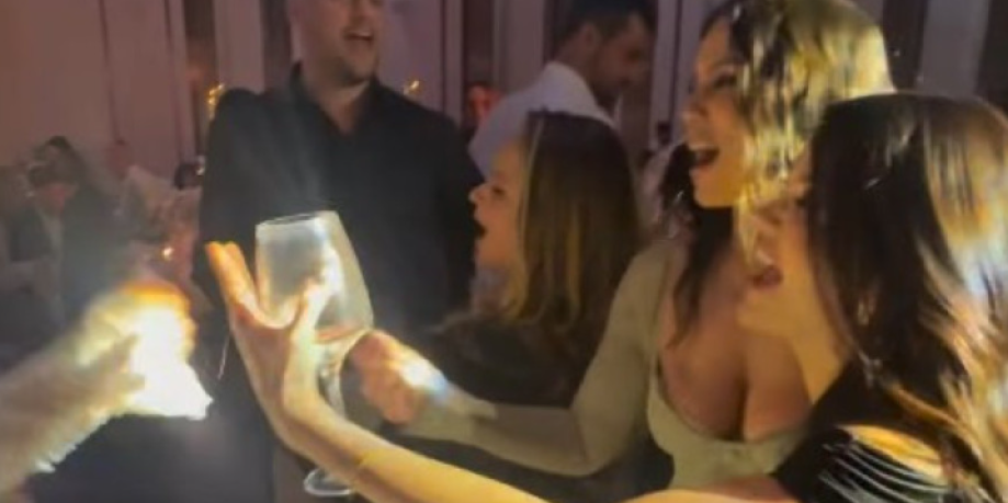 Milica Pavlović na svadbi srpskog tenisera: Pevačici načisto popustile kočnice (VIDEO)